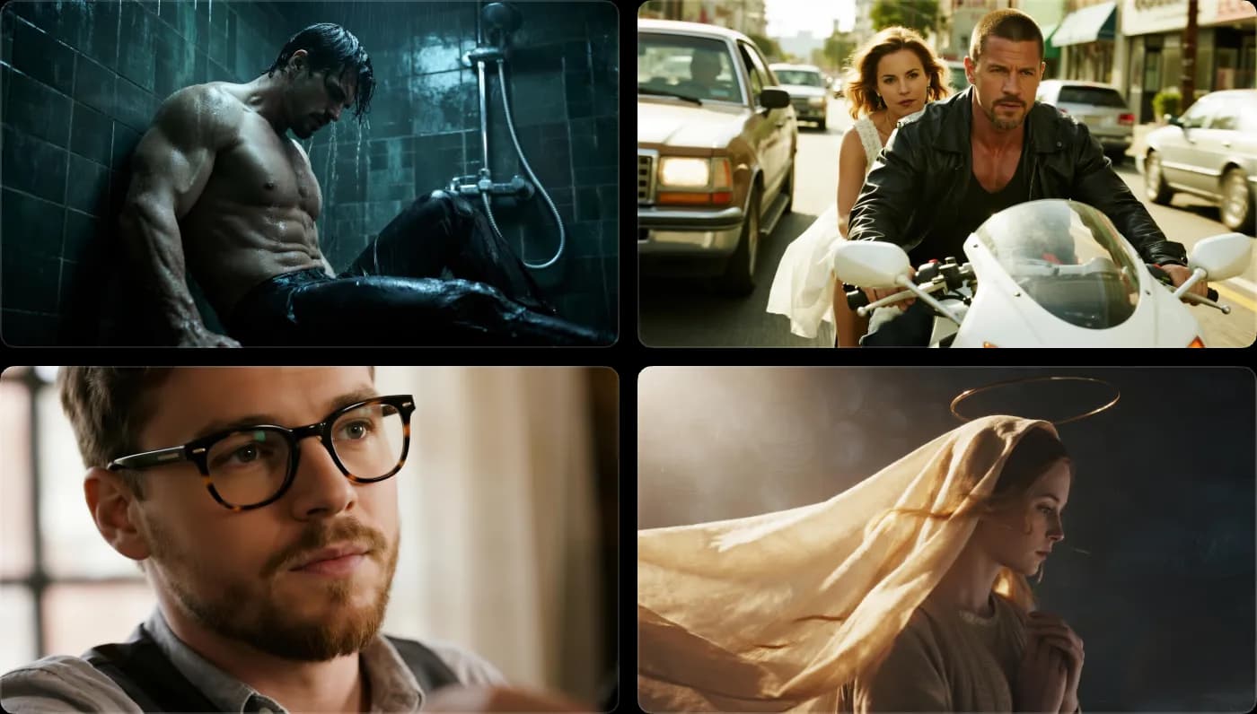 AI-produced short film demonstrating diverse creative styles and topics