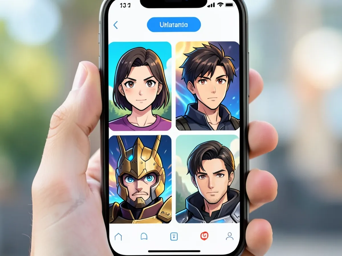AI avatar generator displaying four different avatar styles — cartoon, anime, gaming, and photorealistic — created from a single portrait photo