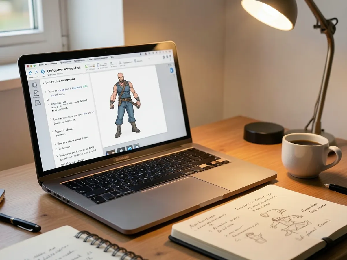 AI-generated character illustrations for writers and worldbuilders