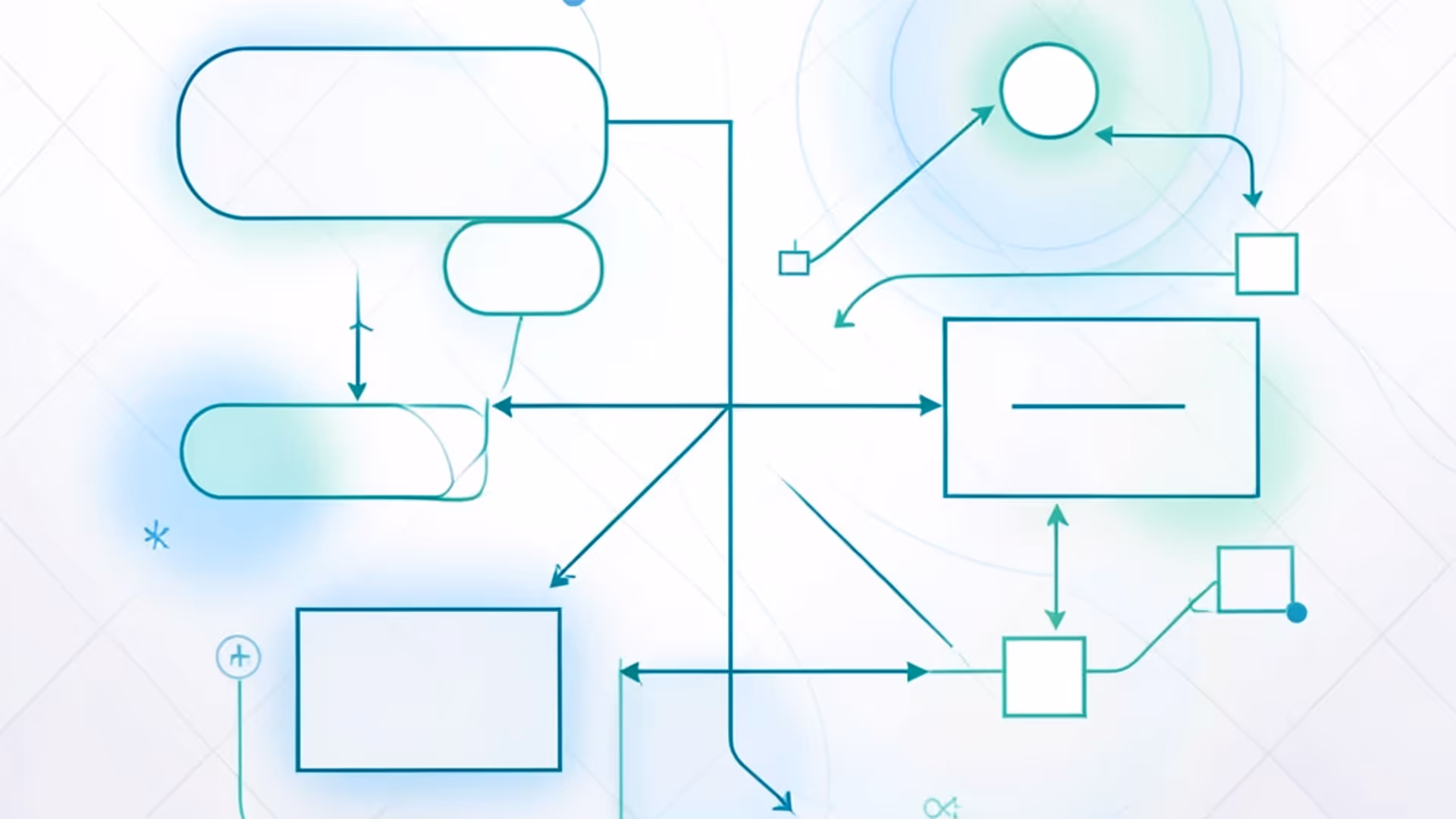 AI loodud andmevoo diagramm, mis kuvab märgistatud väliseid üksusi, protsesse ja andmeladusid, mis on ühendatud suunatud andmevoogudega korrektsete Gane-Sarson märgistuse piiridega