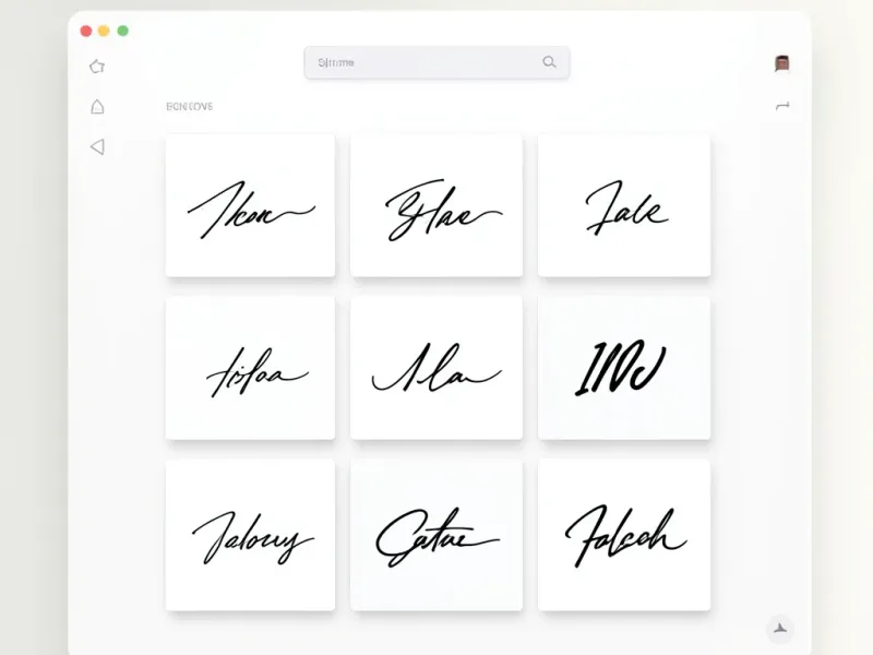 Electronic signature generator producing a clean digital signature block ready to insert into PDF documents and online forms