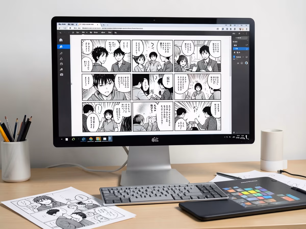 AI Generated Manga Art by Arui.AI