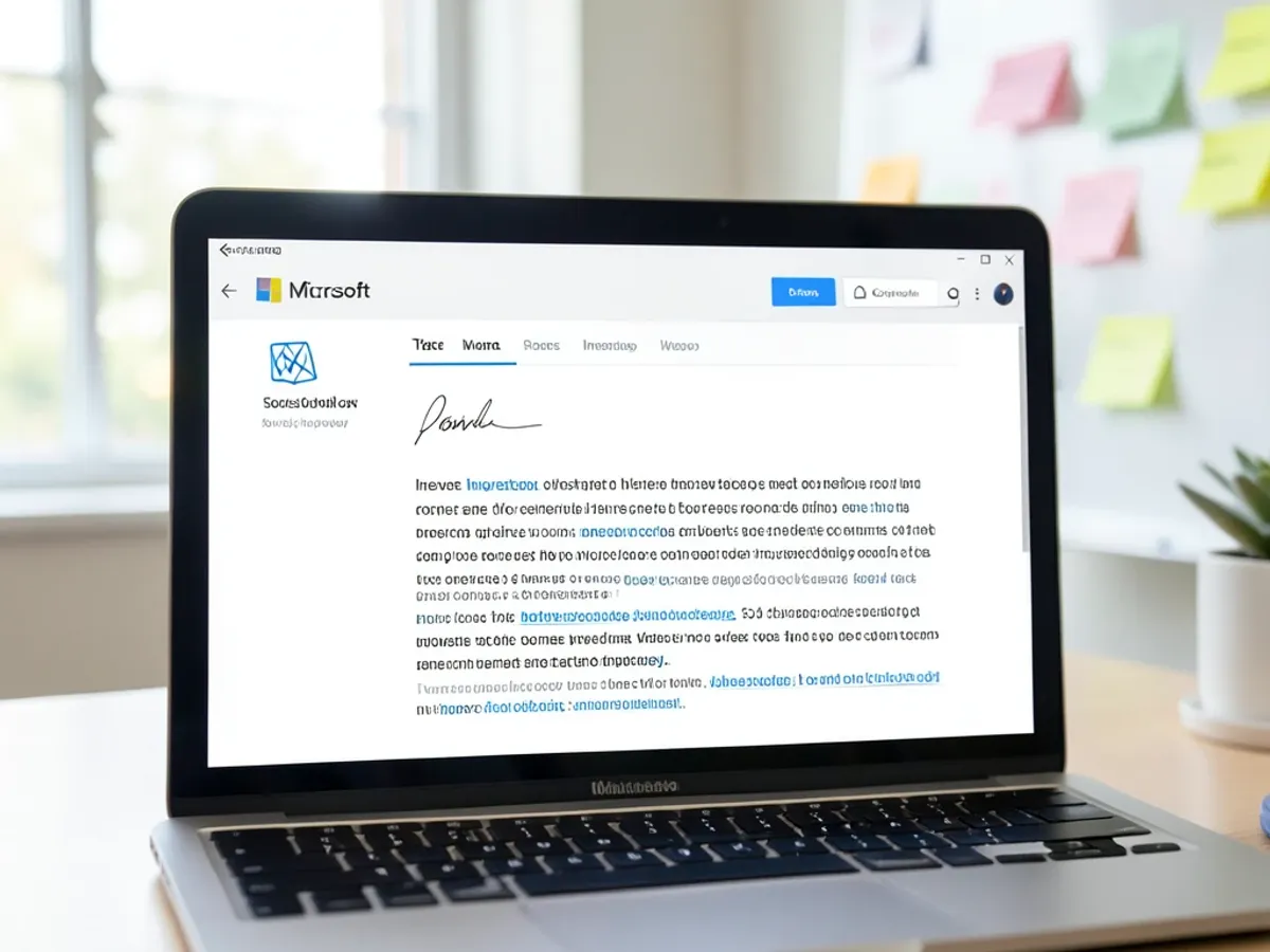 Podpis zakladatele startupu v Outlooku s čistou typografií, logem společnosti, sloganem a odkazem na webové stránky prezentovaný v minimálním profesionálním formátu, který vyhovuje omezením vykreslování Wordu v Outlooku na počítači
