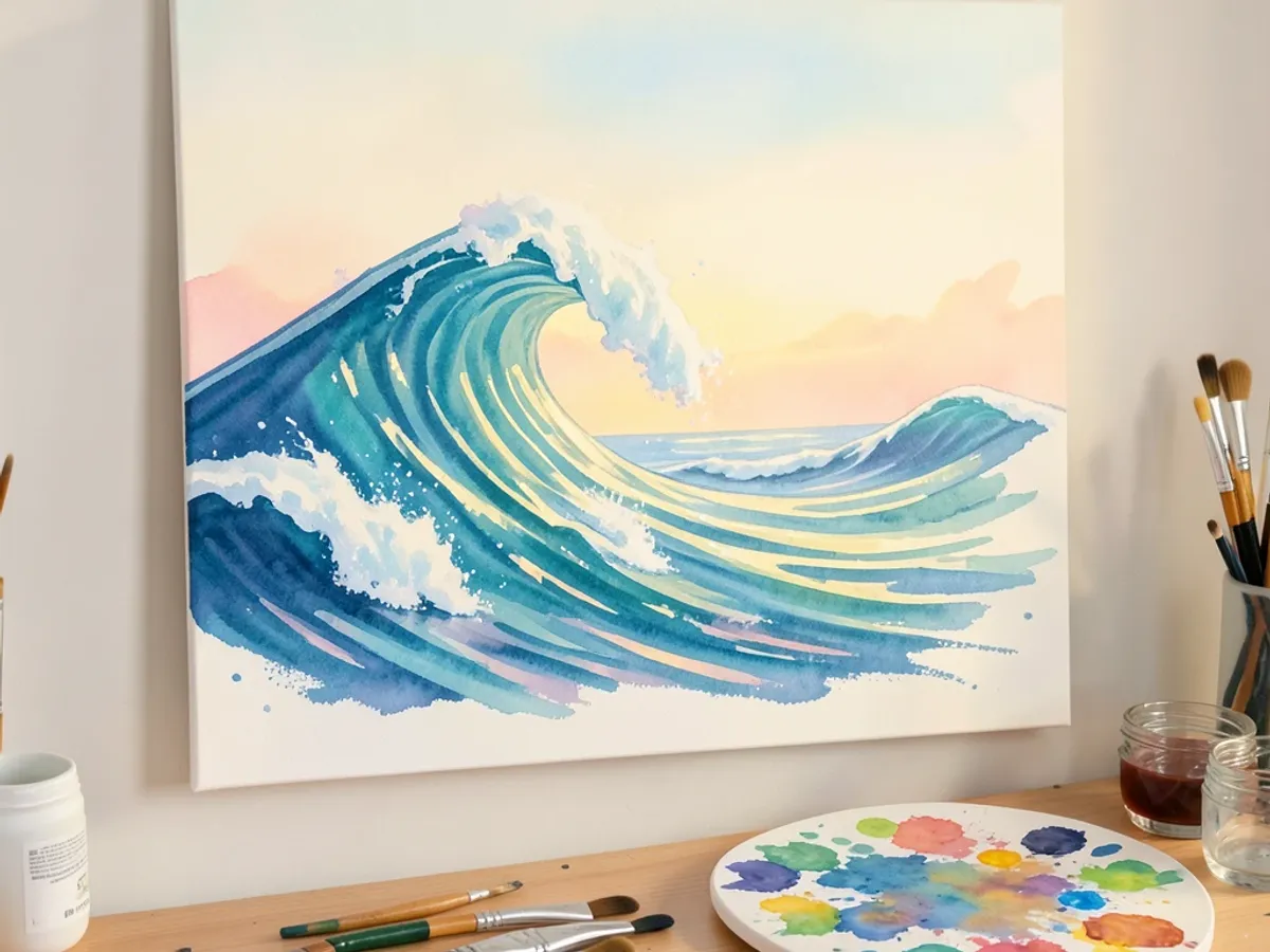 Animierte Kunst- und Portfolio-Arbeiten