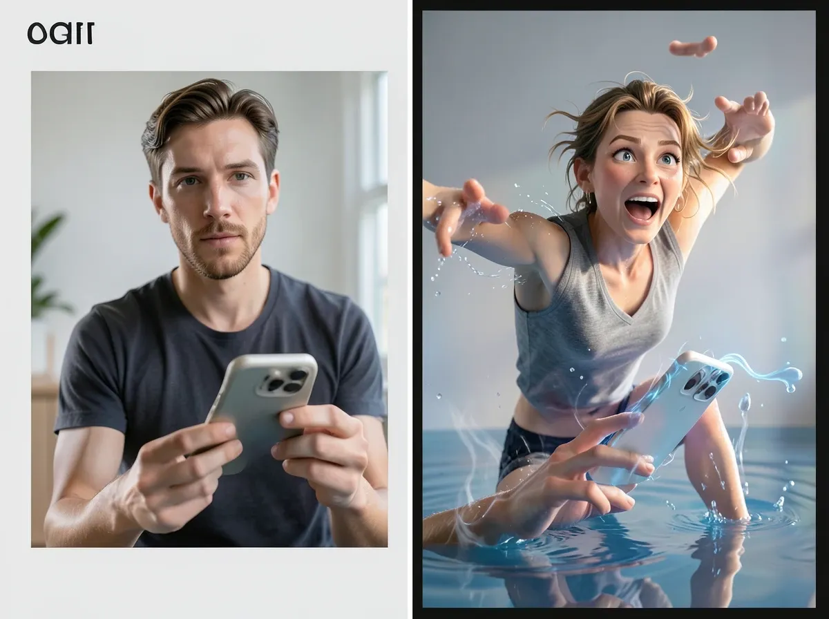AI Photo to Animation tool preview showing upload a still photo and let ai add natural motion — turns any image into a short, shareable video clip