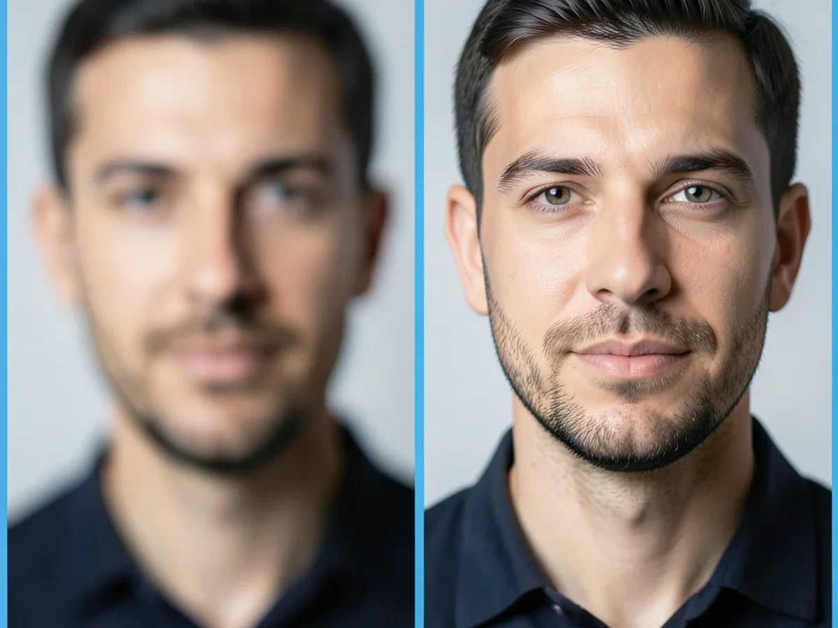 AIアップスケーリングとノイズリダクションでぼやけた写真がシャープに、4K解像度