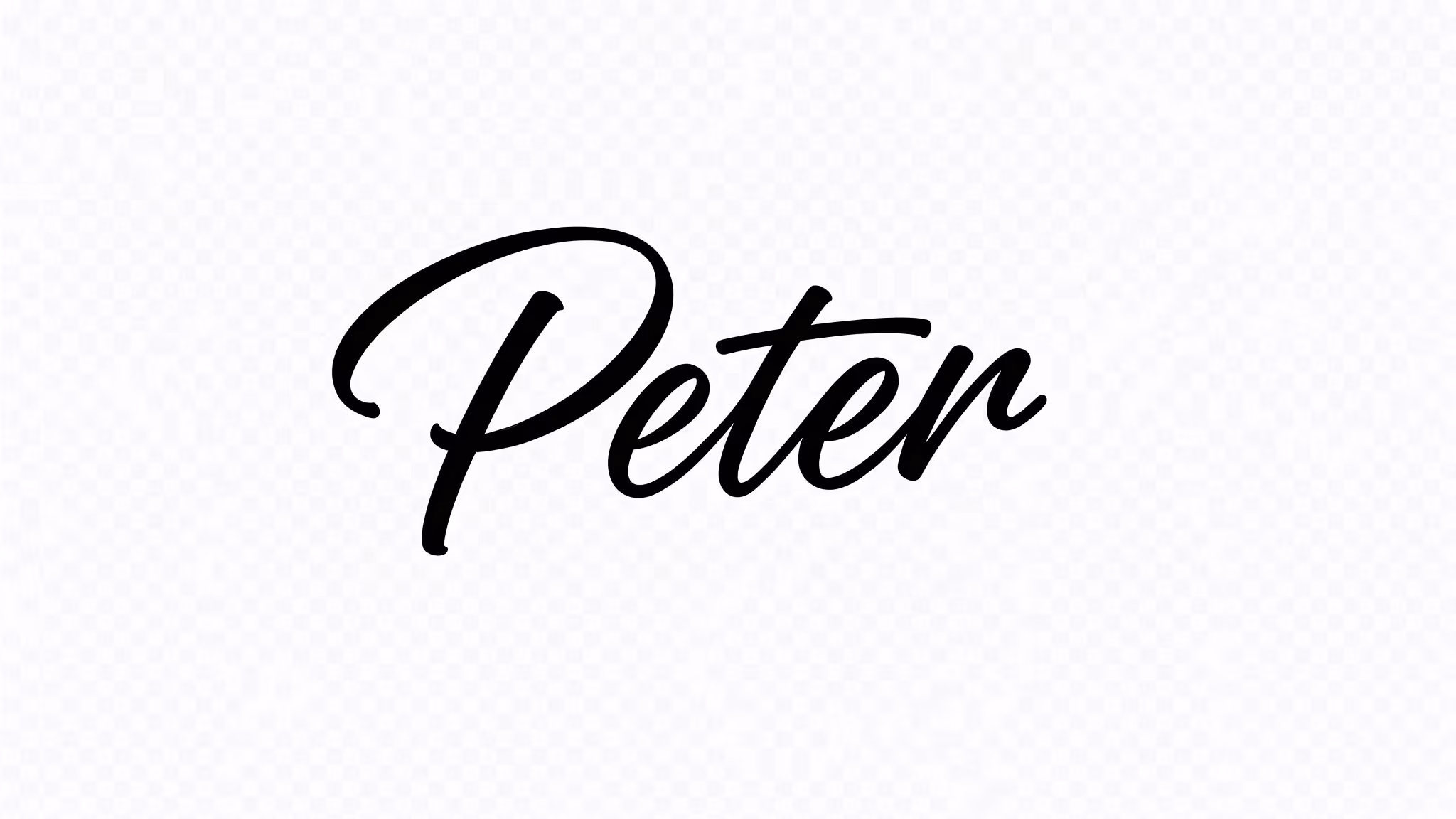 An elegant flowing cursive signature with graceful connected loops and refined flourishes, rendered on premium white paper