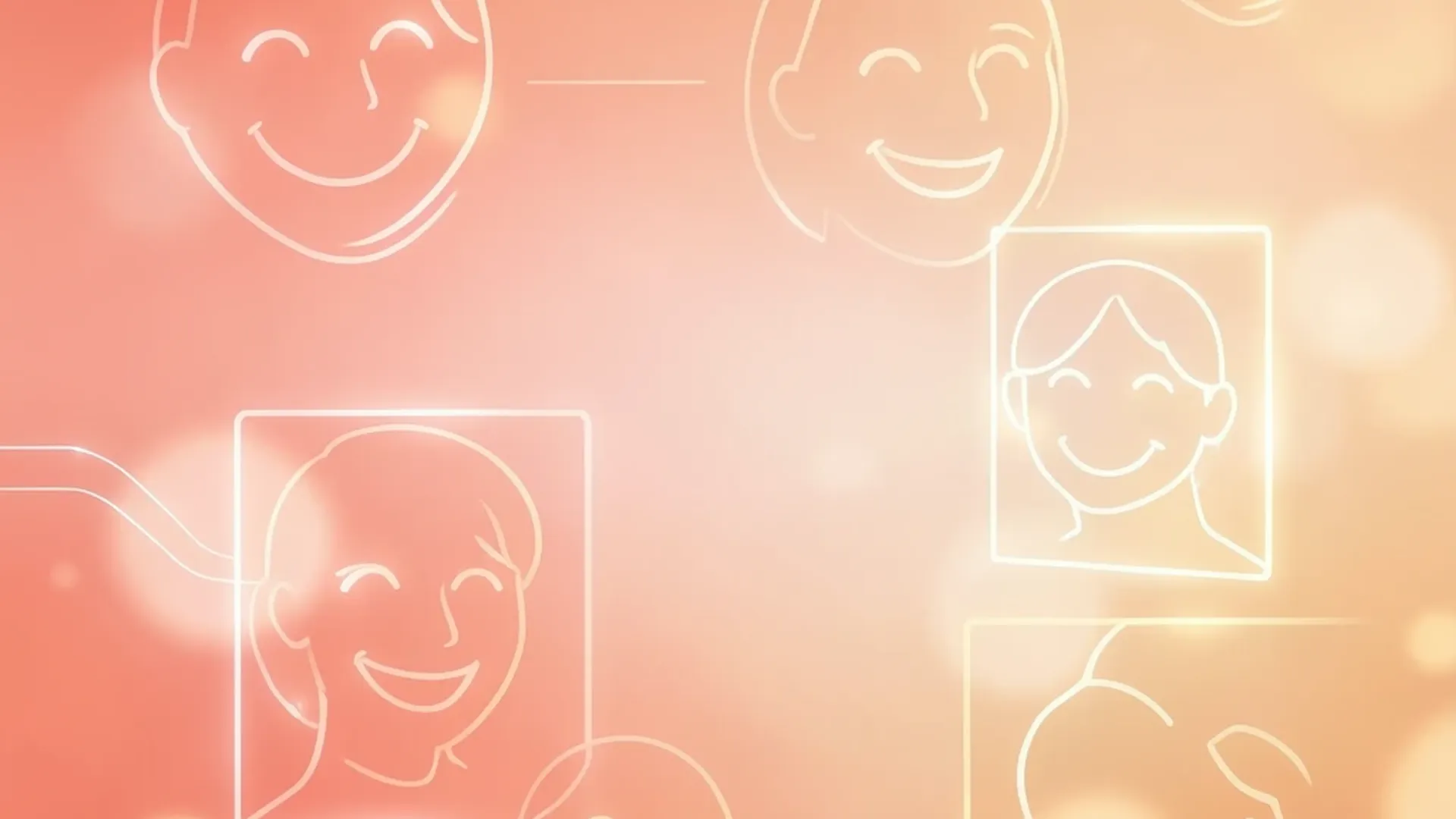 AI-generated smiling faces in various styles and ages displayed on the smile generator canvas with natural lighting and photorealistic skin texture