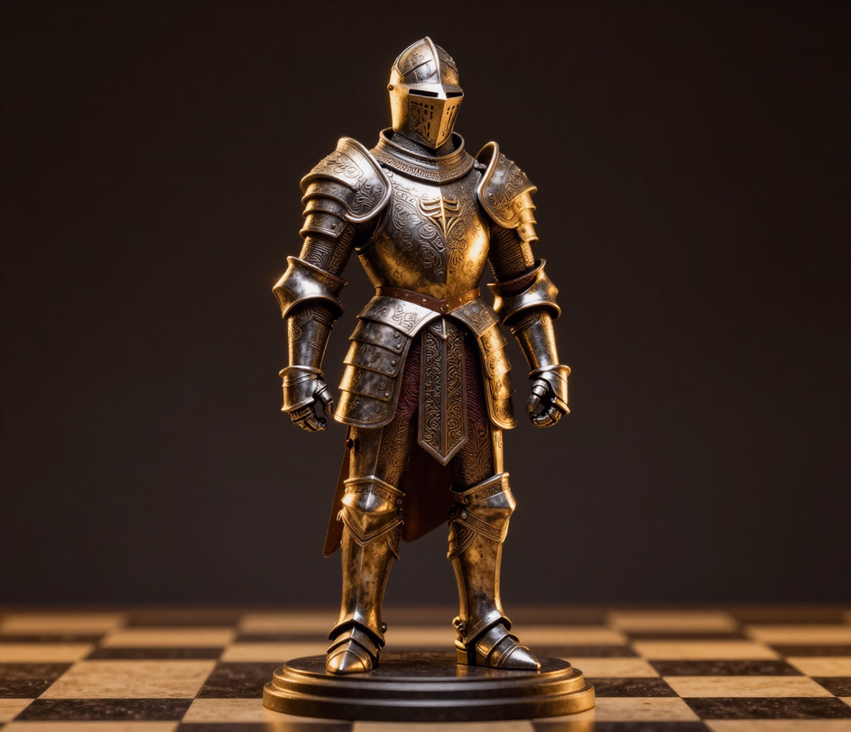 3D model vygenerovaný na úrovni Master z textového popisu s extrémne vysokým detailom, módmi materiálov PBR a vylepšeniami mikropovrchu, vhodný pre high-end rendering a 3D tlač