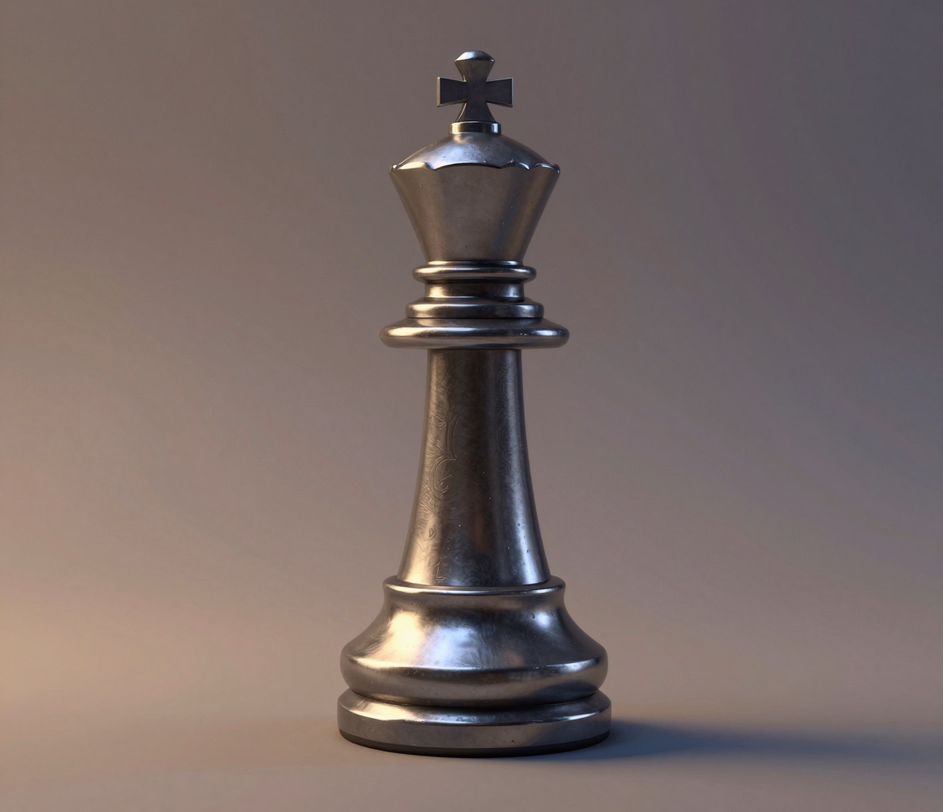 3D model vygenerovaný na úrovni Pro z textového popisu, zobrazujúci detailnejšiu geometriu a bohatšie detaily povrchu, vhodný pre herné assety a e-commerce rendery