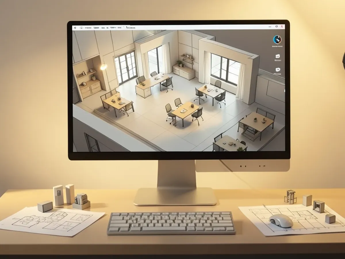 Concept di design architettonico generati da testo