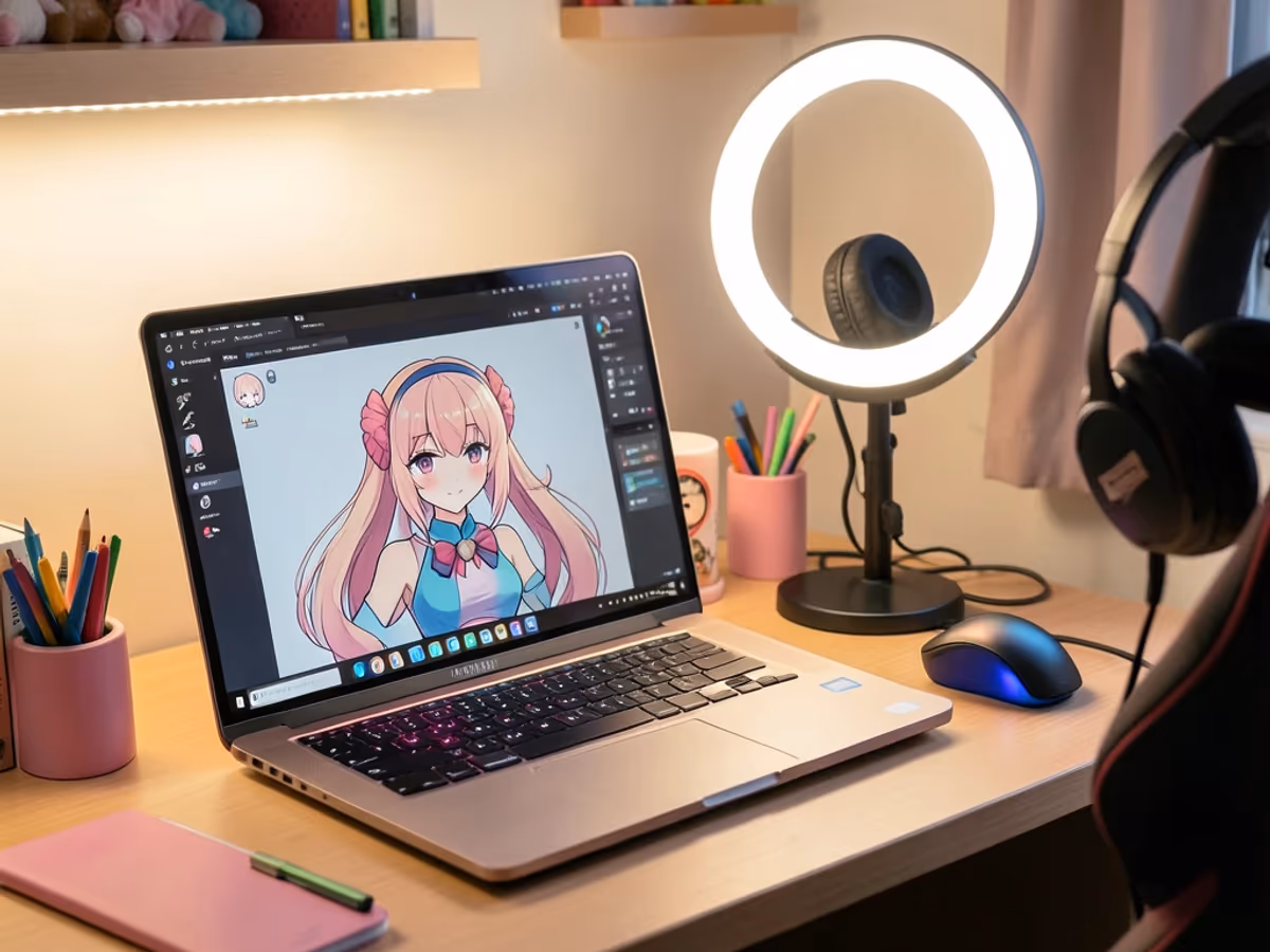AI Vygenerovaný VTuber Avatar od Arui.AI